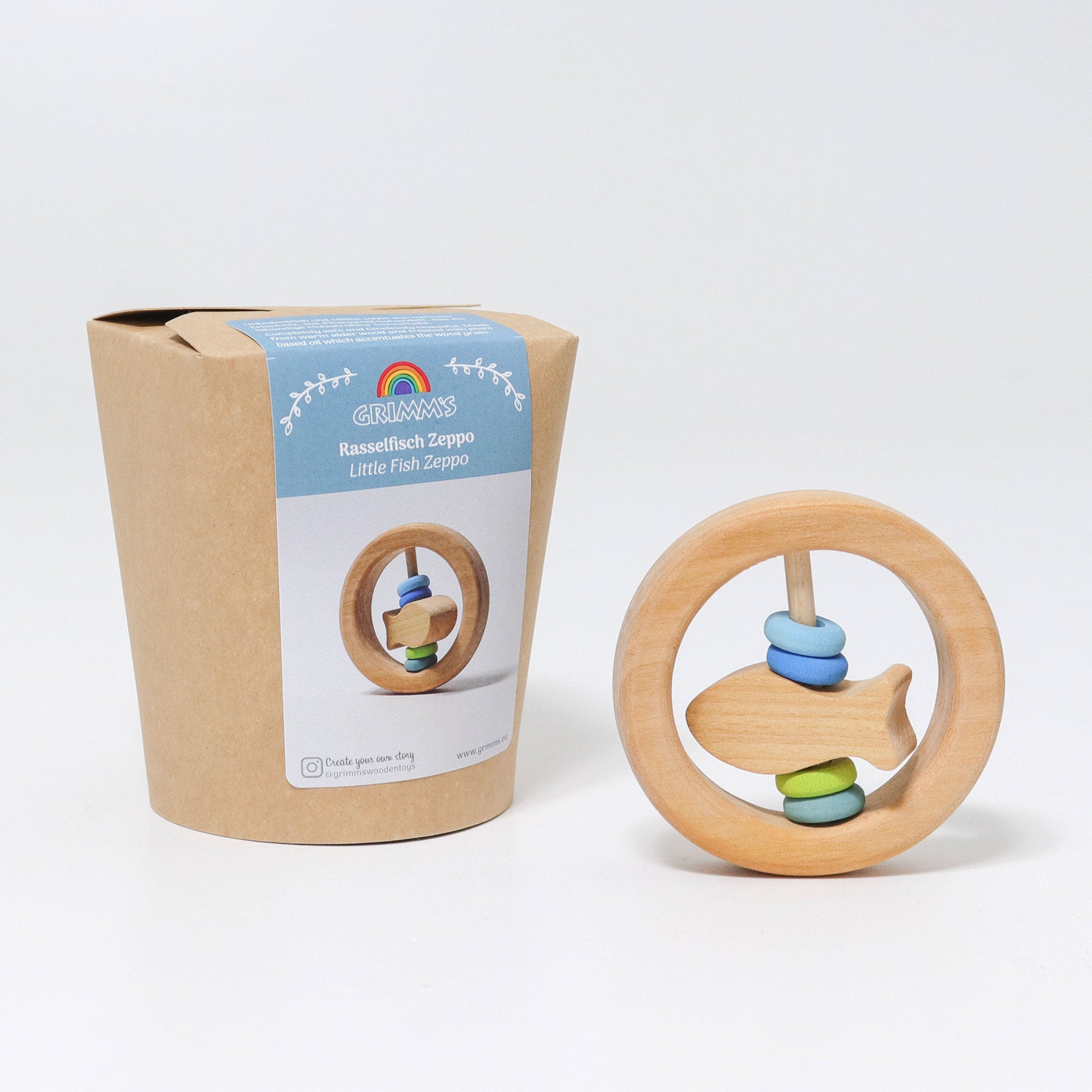 GRIMMS GRIMMS - Little Fish Zeppo - Natural/blue - Pearls & Swines