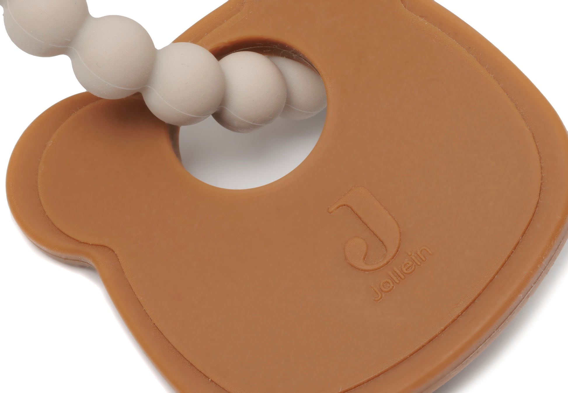 Jollein Jollein - Teething Ring Silicone - Teddy Bear - Pearls & Swines