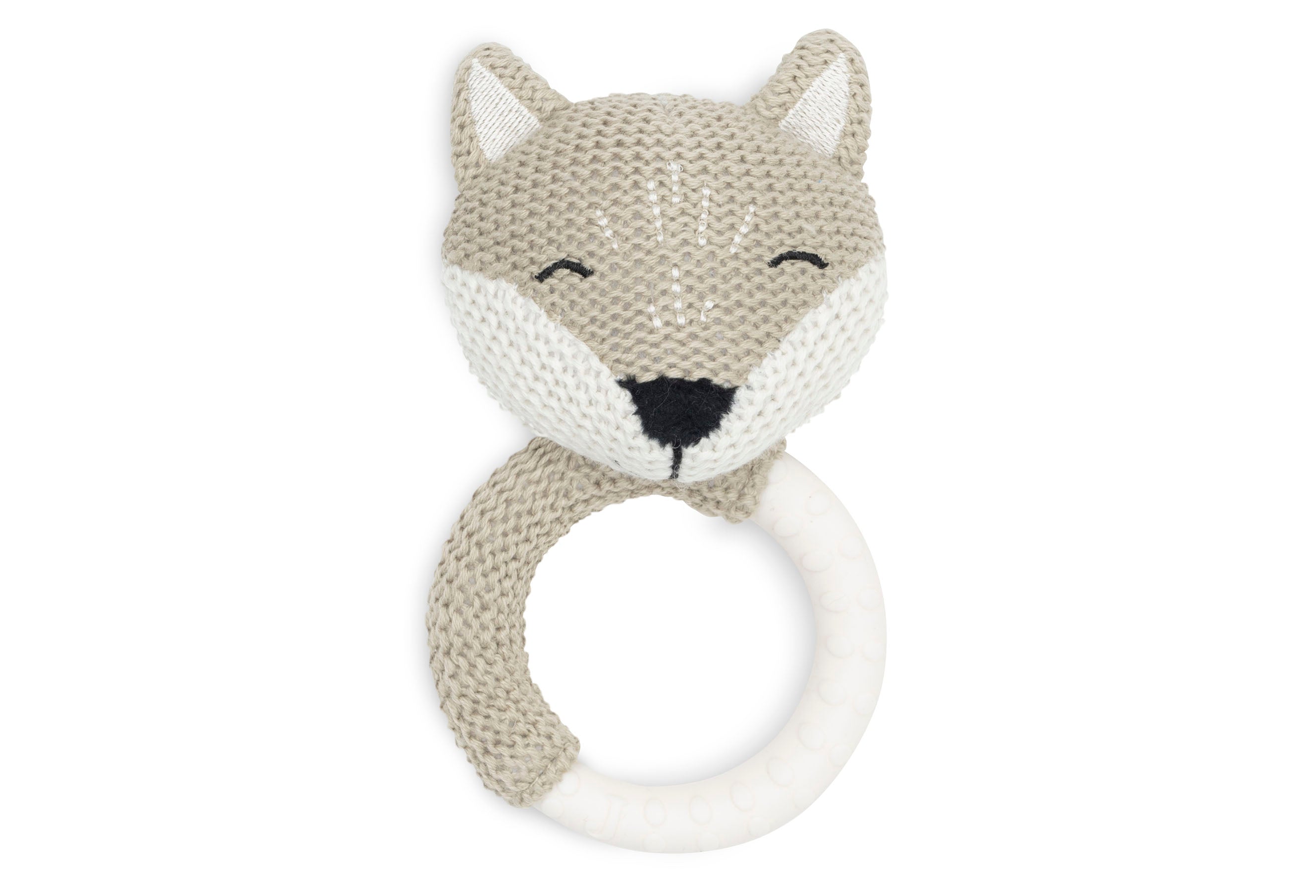 Jollein Jollein - Teething Ring - Fox - Pearls & Swines