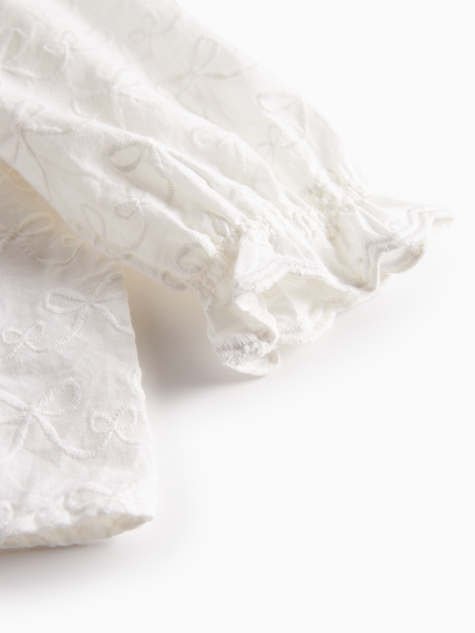 MarMar Copenhagen MarMar Copenhagen - Trissa Cotton BowTops - White - Pearls & Swines