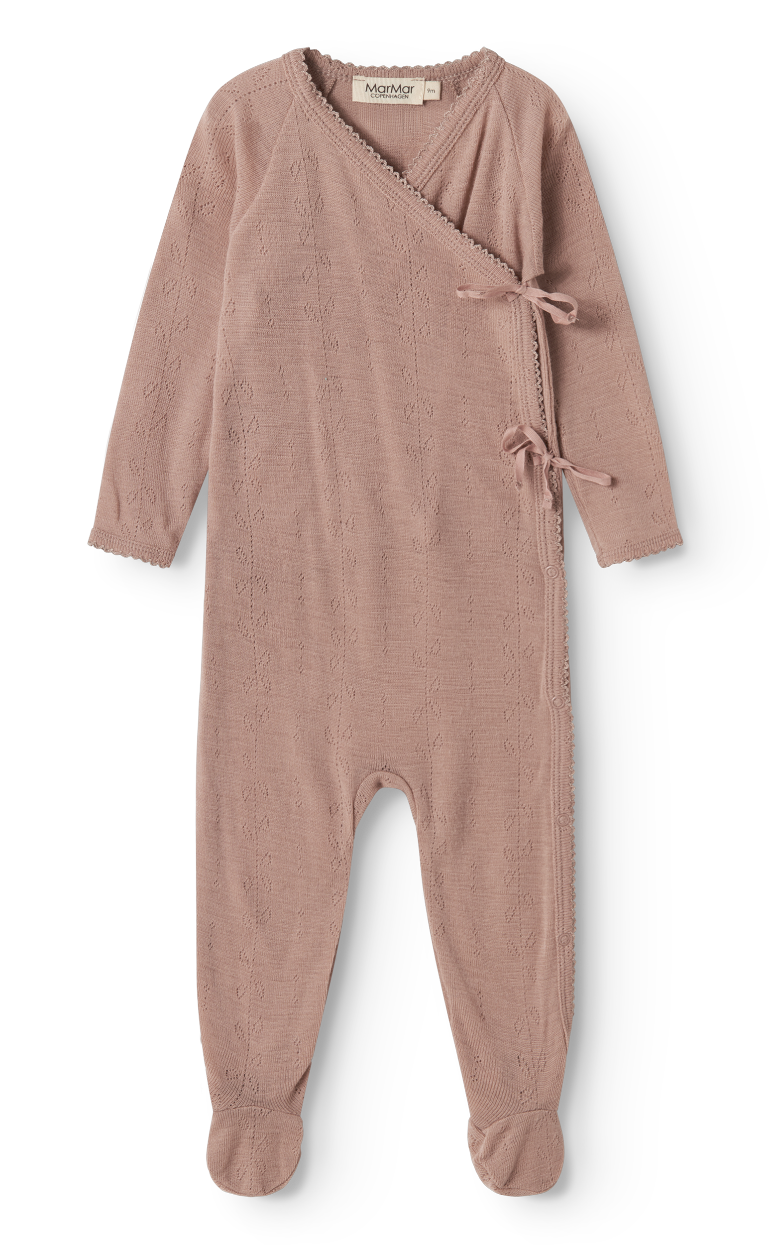 MarMar Copenhagen MarMar Copenhagen - Rubetta Wool Pointelle Premature - Burnt Rose - Pearls & Swines