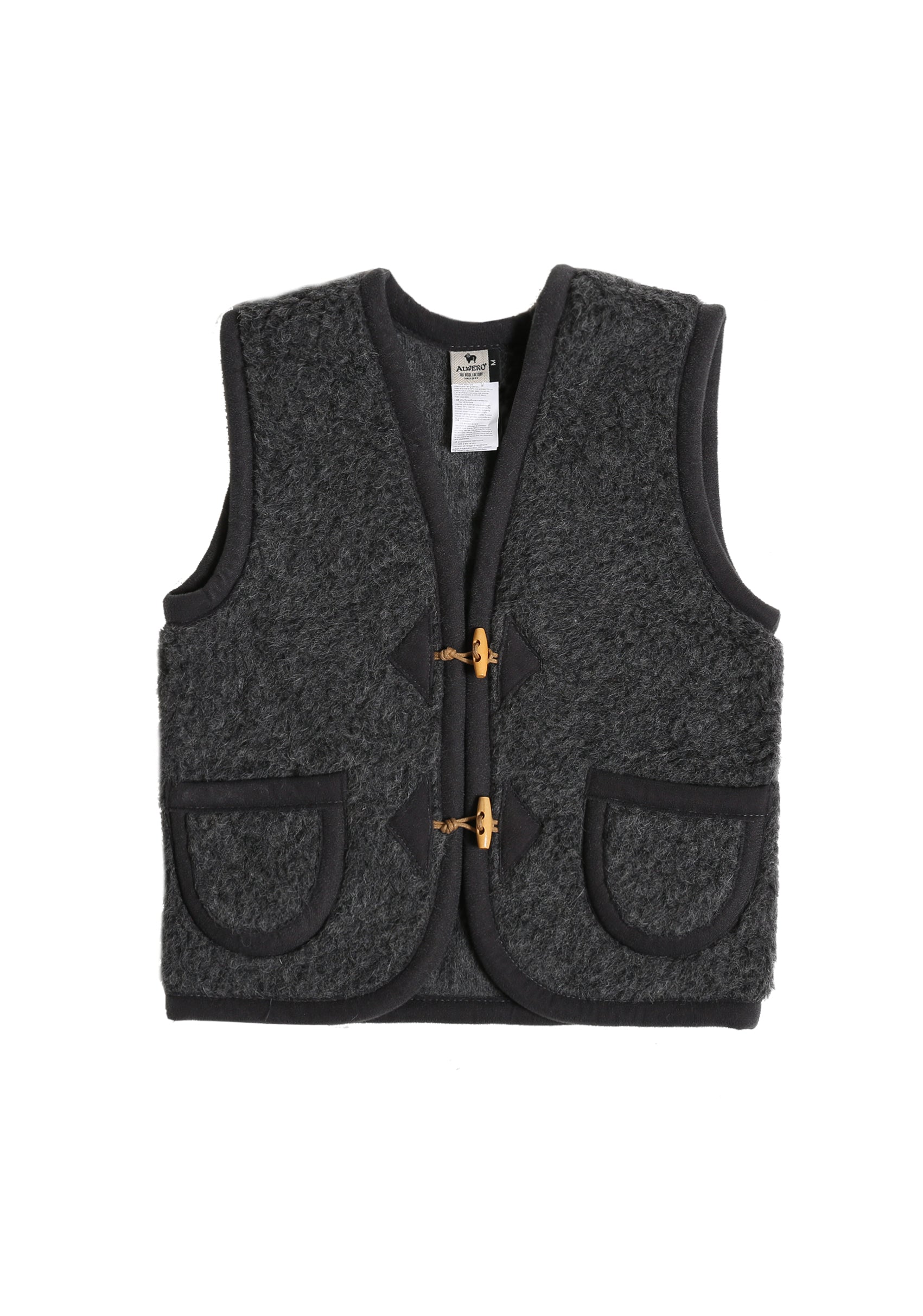 Alwero Alwero - Body Warmer Alpen Junior - Graphite - Pearls & Swines