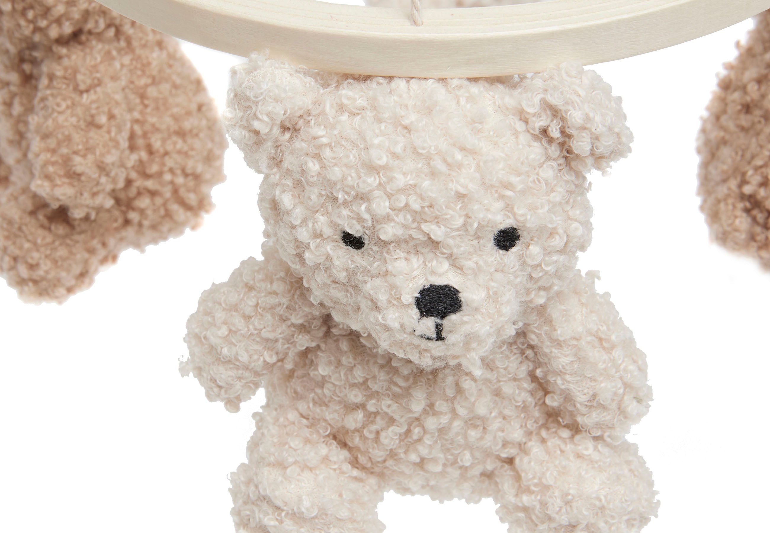 Jollein Jollein Baby Mobile Teddy Bear - Natural/Biscuit - Pearls & Swines