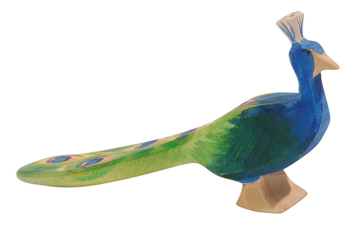 Ostheimer Ostheimer - Peacock - Wooden animal - Pearls & Swines