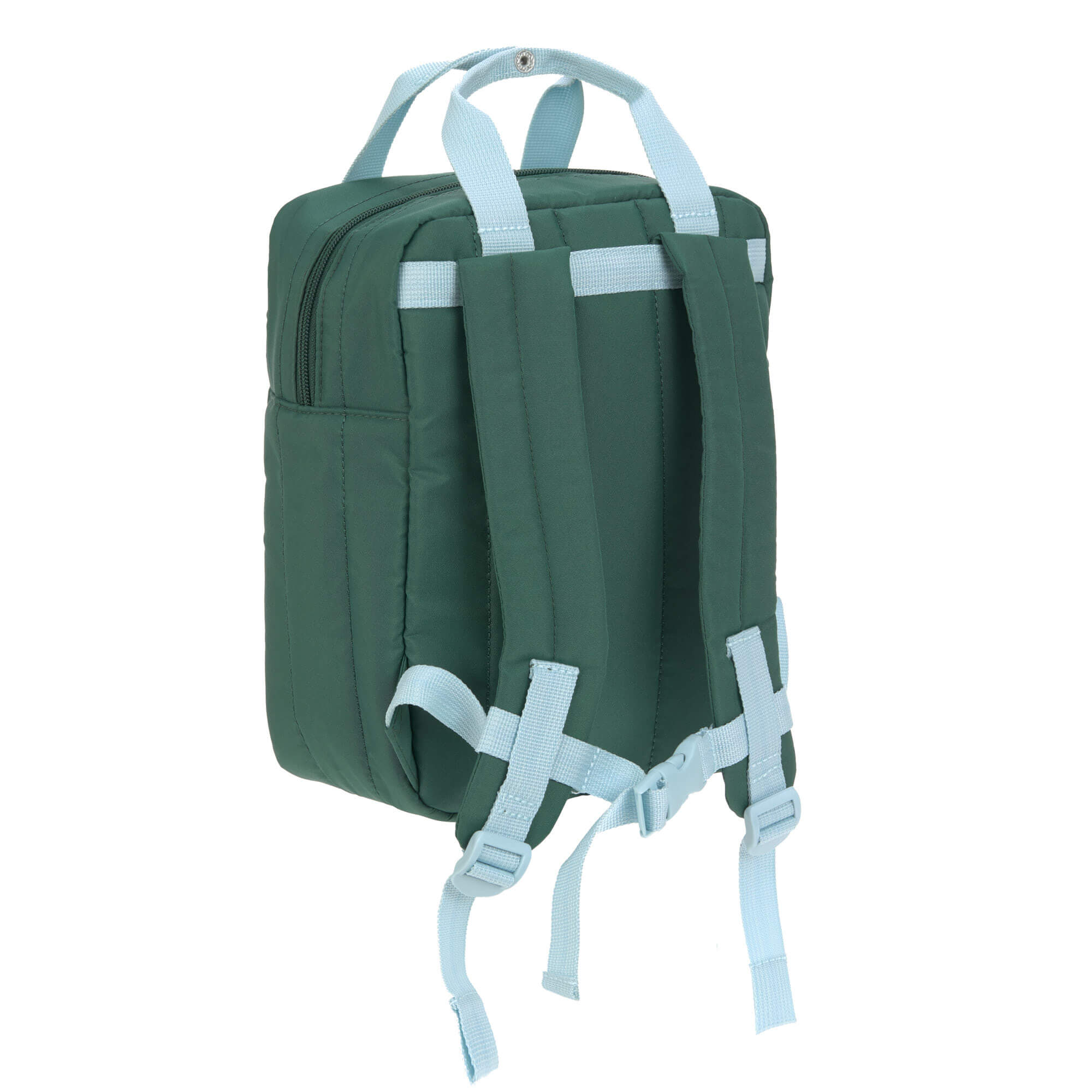 Lässig Lässig - Mini Square Backpack - Little Gang, Lemon dark green - Pearls & Swines
