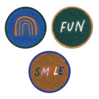 Lässig Lässig Patches Set 3 pcs - Little Gang, Smile Fun - Pearls & Swines