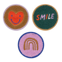 Lässig Lässig Patches Set 3 pcs - Little Gang, Smile Heart - Pearls & Swines