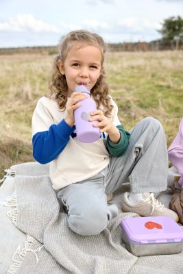 Lässig Bottle Stainless Steel - Little Gang, Heart lilac