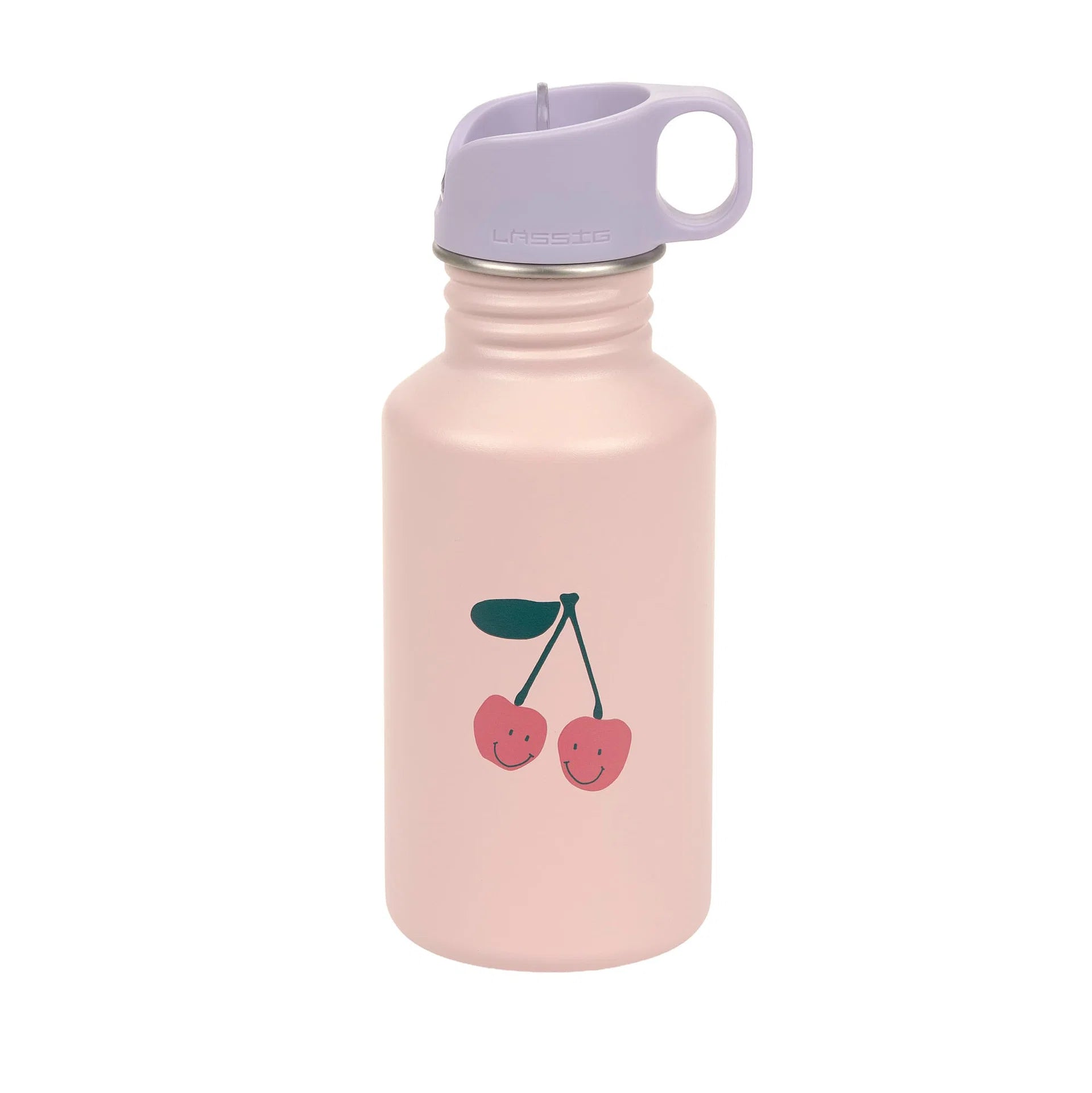 Lässig Lässig - Bottle Stainless Steel - Happy Fruits - Cherry - Pearls & Swines