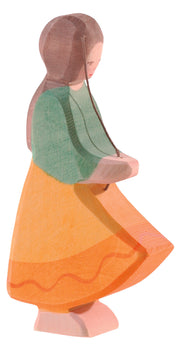Ostheimer Ostheimer - Goose girl - Wooden figure - Pearls & Swines