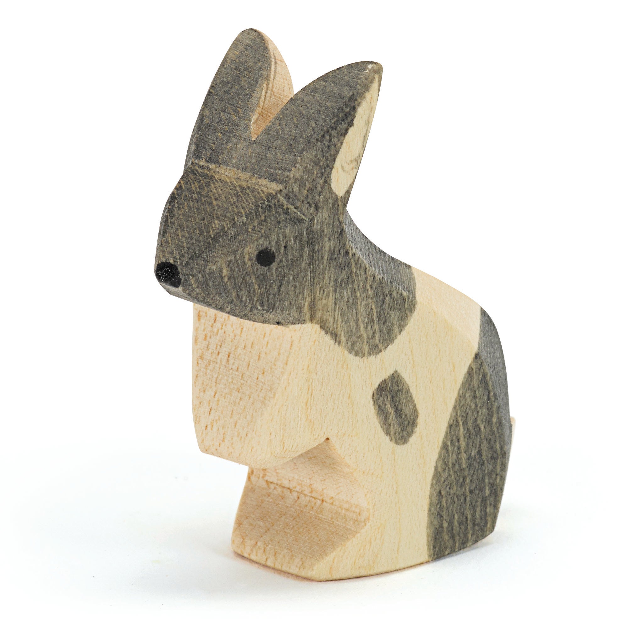 Ostheimer Ostheimer - Rabbit b&w standing - Wooden animal - Pearls & Swines
