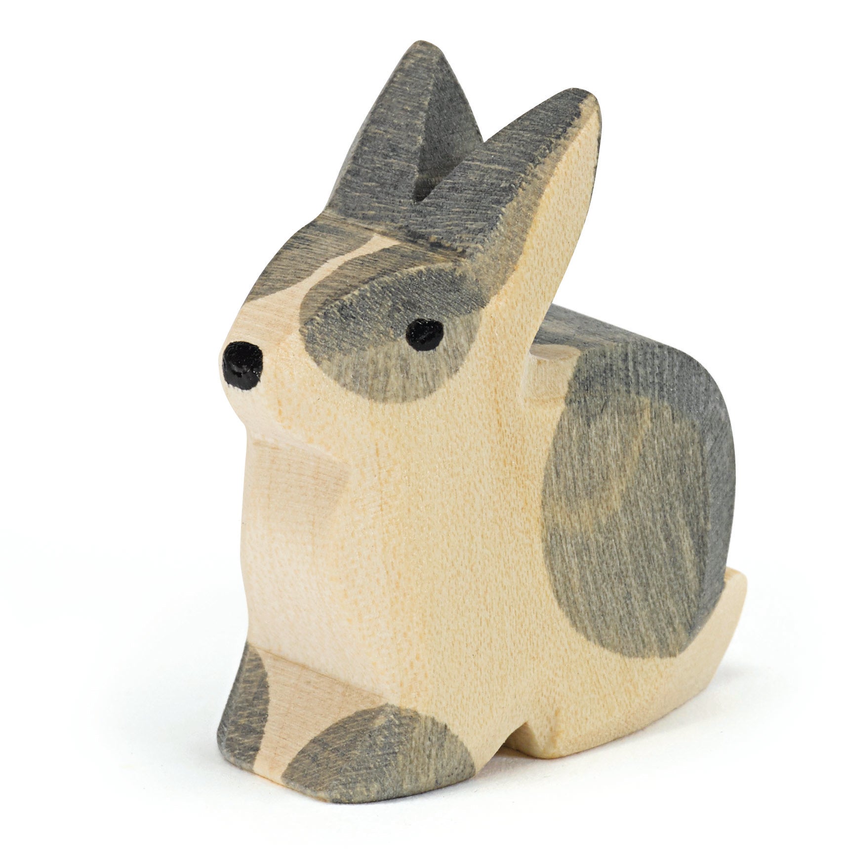 Ostheimer Ostheimer - Rabbit b&w sitting - Wooden animal - Pearls & Swines