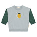 Lässig Lässig - Kids Sweater GOTS - Lemon, light blue - Pearls & Swines