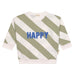 Lässig Lässig - Kids Sweater GOTS - Happy milky/light, khaki - Pearls & Swines