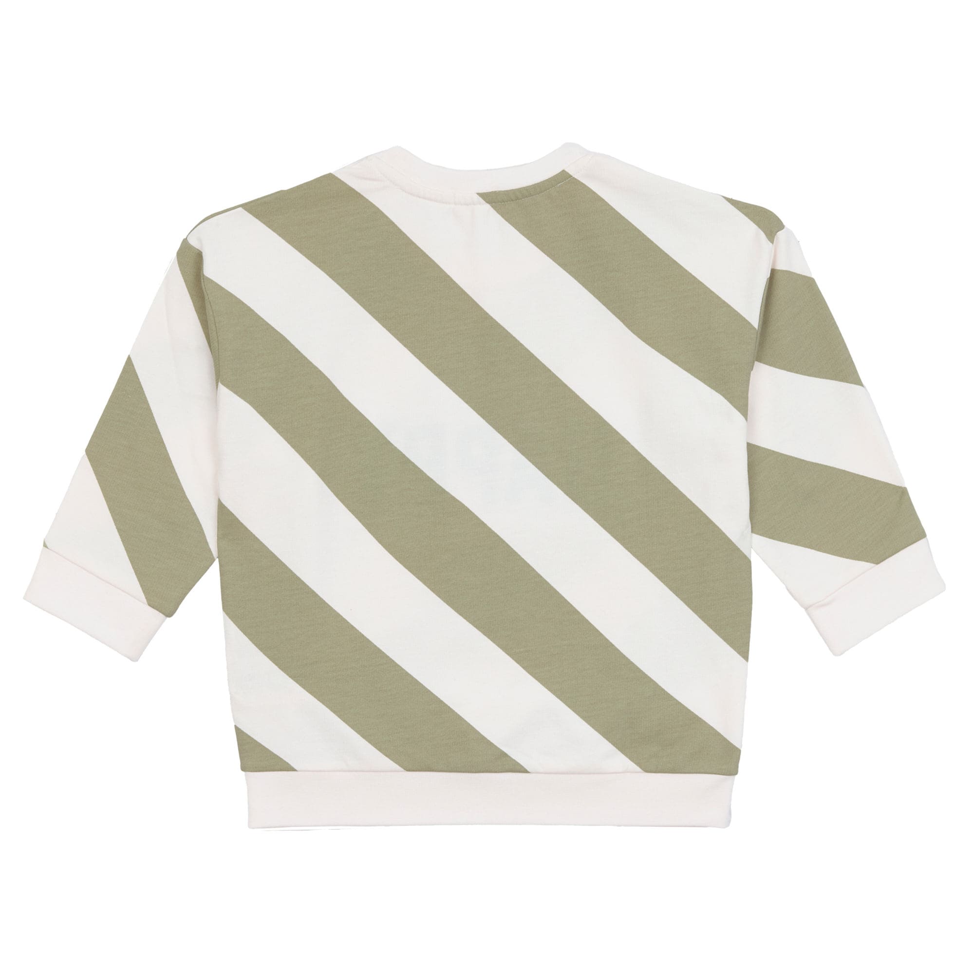 Lässig Lässig - Kids Sweater GOTS - Happy milky/light, khaki - Pearls & Swines