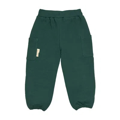 Lässig Collection Sale - Lässig - Cargo Pants Waffle GOTS - Dark Green - Pearls & Swines