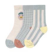Lässig Lässig - Tennis Socks Kids GOTS (3 pcs) - Duck - Pearls & Swines