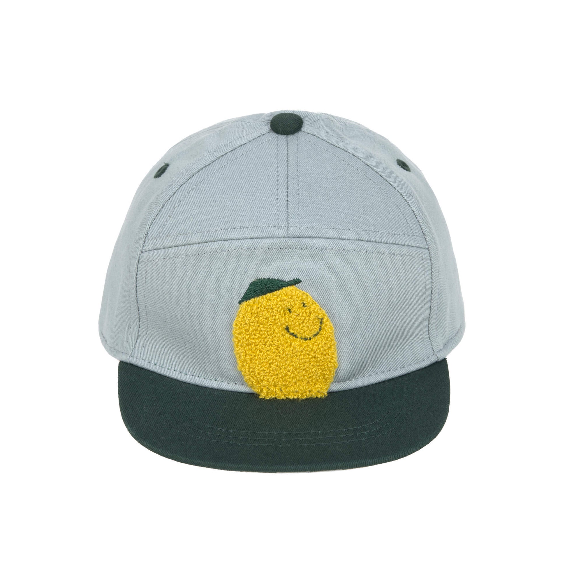 Lässig Lässig - Kids Skater Cap - Lemon light Blue/Dark Green - Pearls & Swines