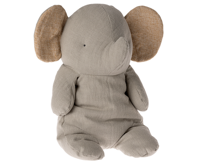 Maileg Maileg Safari Friends - Elephant - Grey - Big - Pearls & Swines