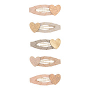 Mimi & Lula Mimi & Lula - mini clic clacs - Teeny heart - Pearls & Swines
