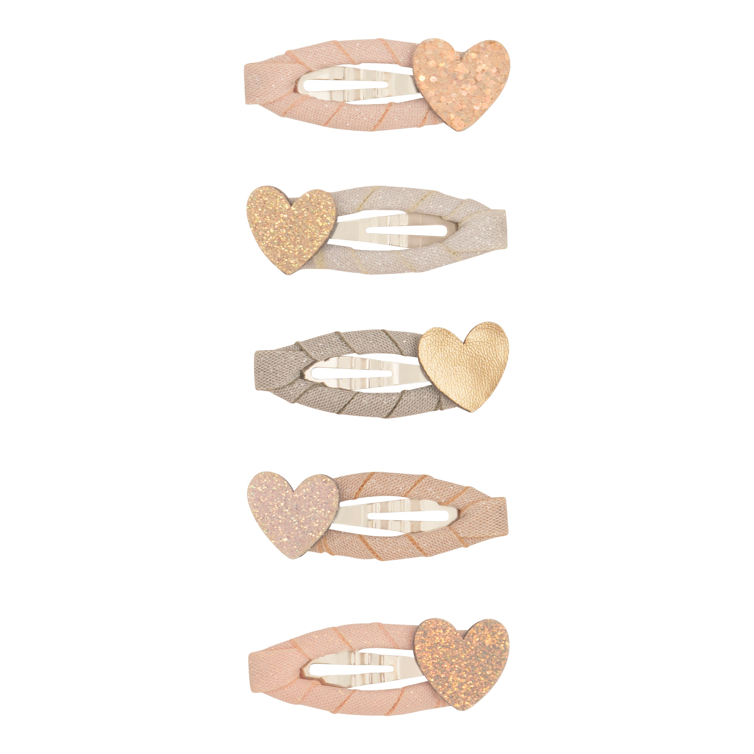Mimi & Lula Mimi & Lula - mini clic clacs - Teeny heart - Pearls & Swines