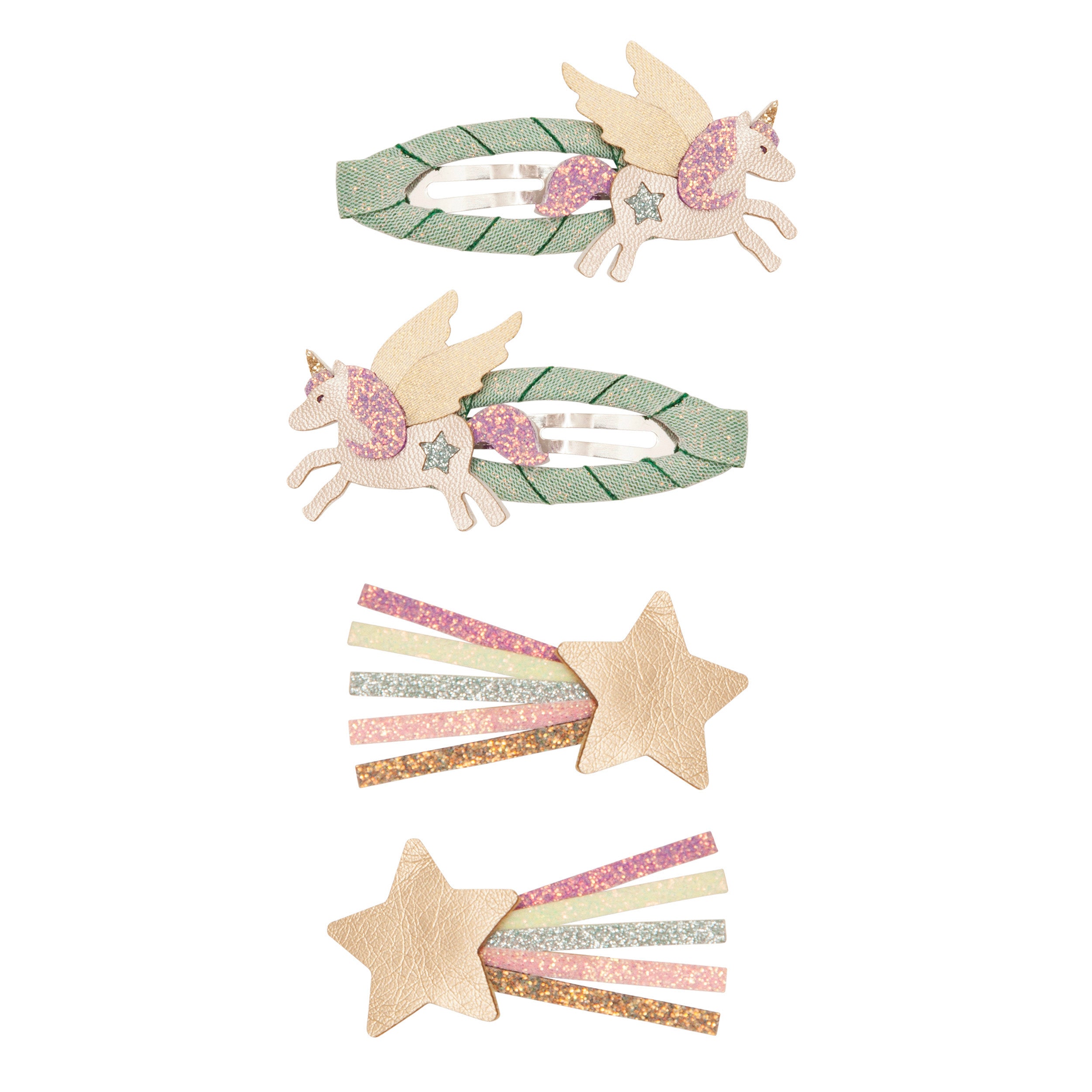 Mimi & Lula Mimi en Lula -clip set - Flying unicorn - Pearls & Swines