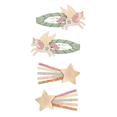 Mimi & Lula Mimi en Lula -clip set - Flying unicorn - Pearls & Swines