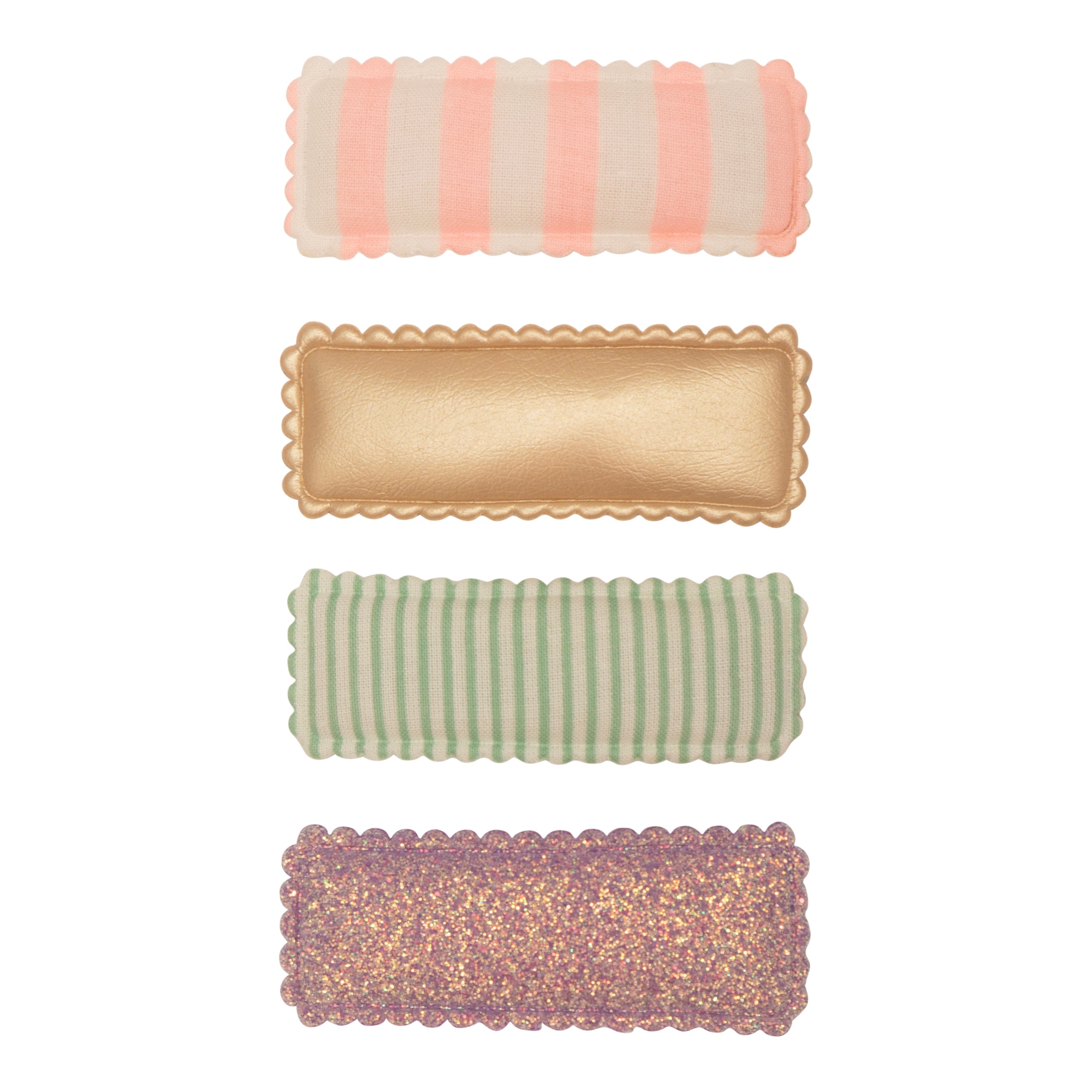 Mimi & Lula Mimi en Lula - clic clacs - Stripy Rectangular - Pearls & Swines