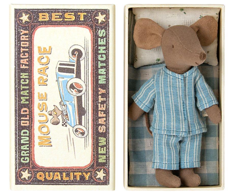Maileg Maileg - Big Brother Mouse in Matchbox - Pearls & Swines