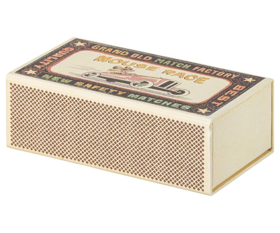 Maileg Maileg - Big Sister Mouse in Matchbox - Pearls & Swines