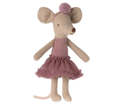 Maileg Maileg - Ballerina Mouse Big Sister - Heather - Pearls & Swines