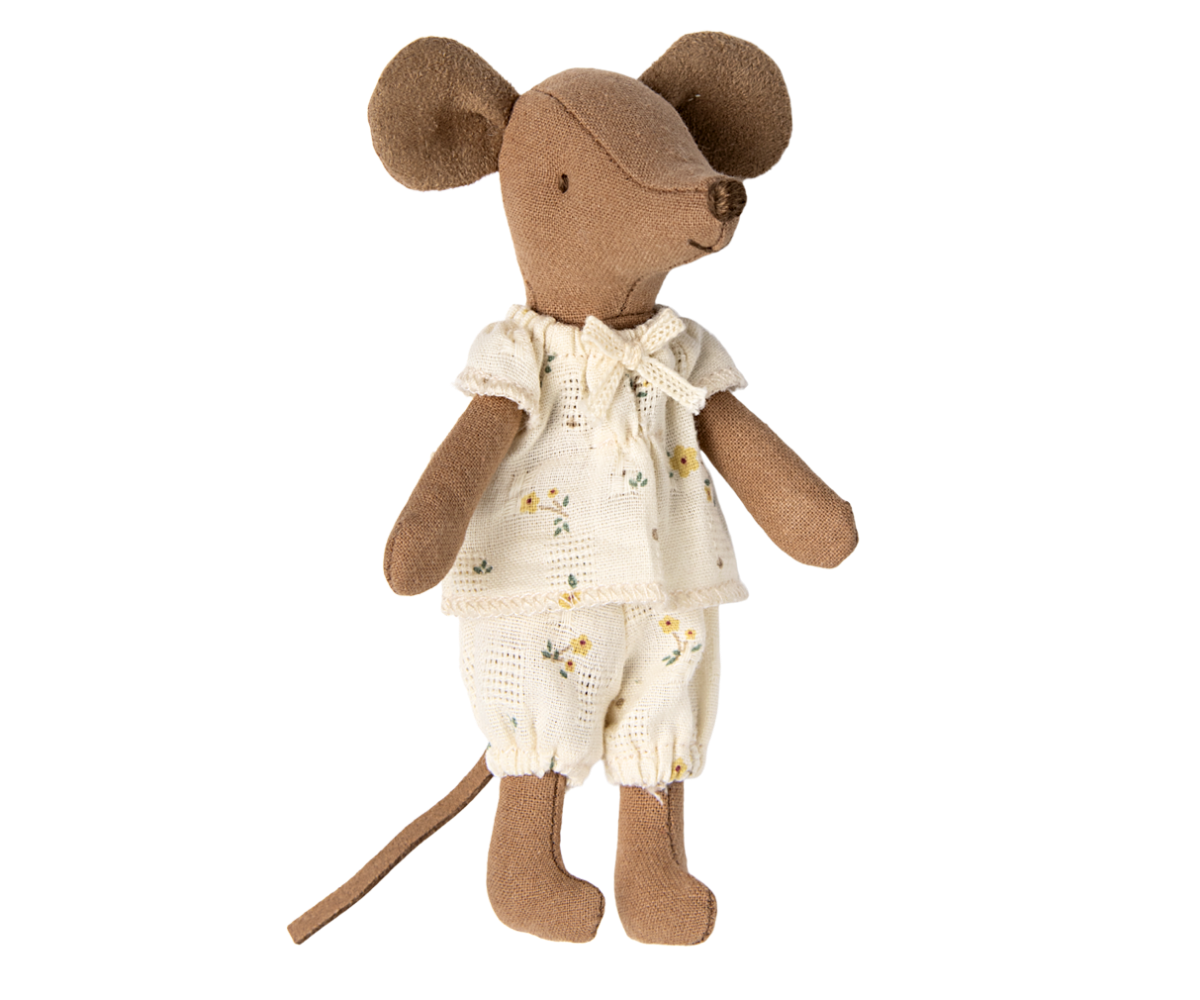 Maileg Maileg - Big Sister Mouse in Matchbox - Pearls & Swines