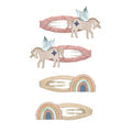 Mimi & Lula Mimi en Lula - clic clacs - Winged unicorn & rainbow - Pearls & Swines
