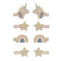 Mimi & Lula Mimi en Lula - mini clips - Celeste Unicorn - Pearls & Swines