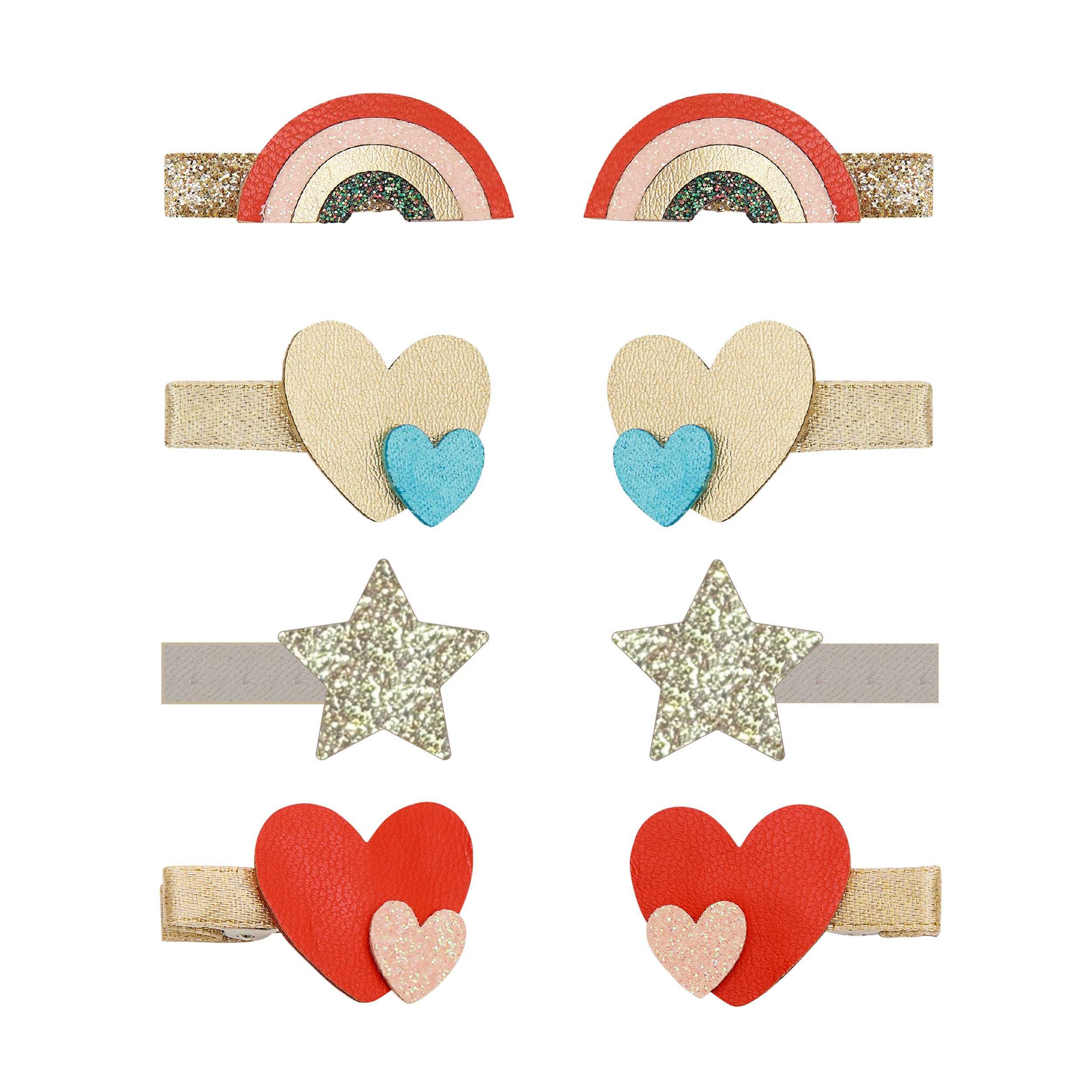 Mimi & Lula Mimi & Lula - mini clips - Rainbow - Pearls & Swines