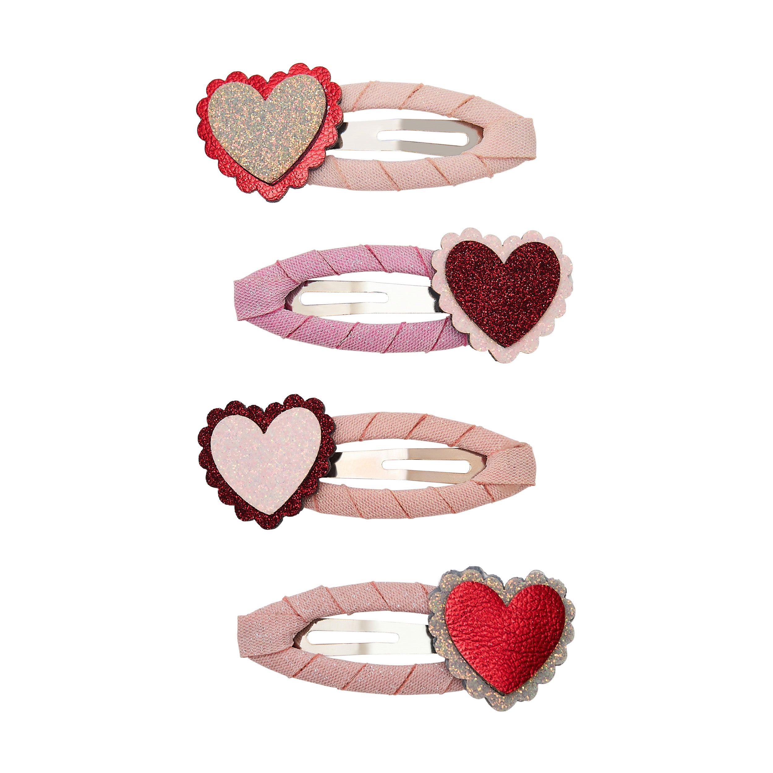 Mimi & Lula Mimi & Lula - clic clacs - Scalloped Heart - Pearls & Swines