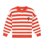 Daily Brat Daily Brat - Pinquin Knitted Sweater - Pearls & Swines