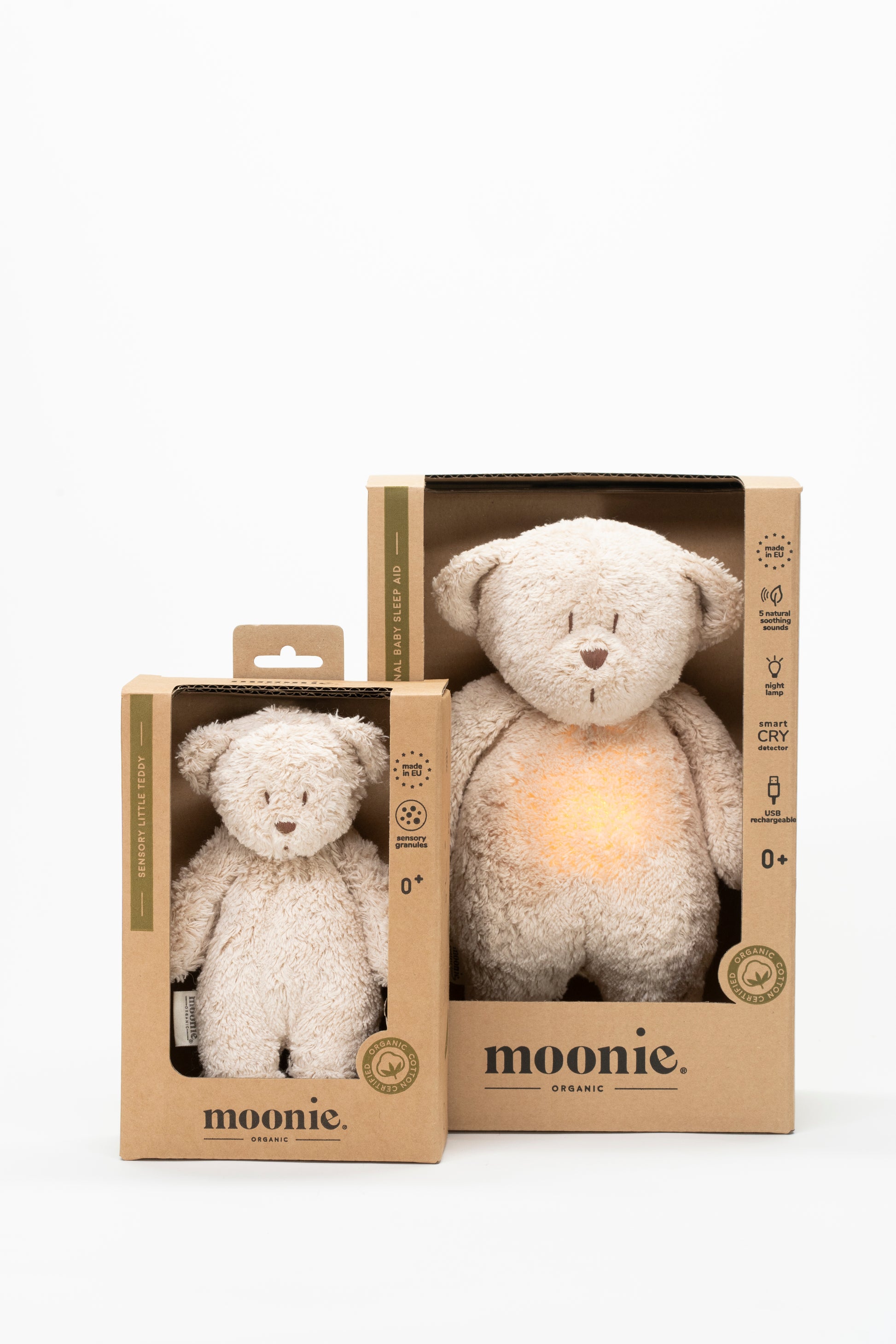 Moonie Bear Moonie Bear- Sensoy Little Teddy - Sand - Pearls & Swines