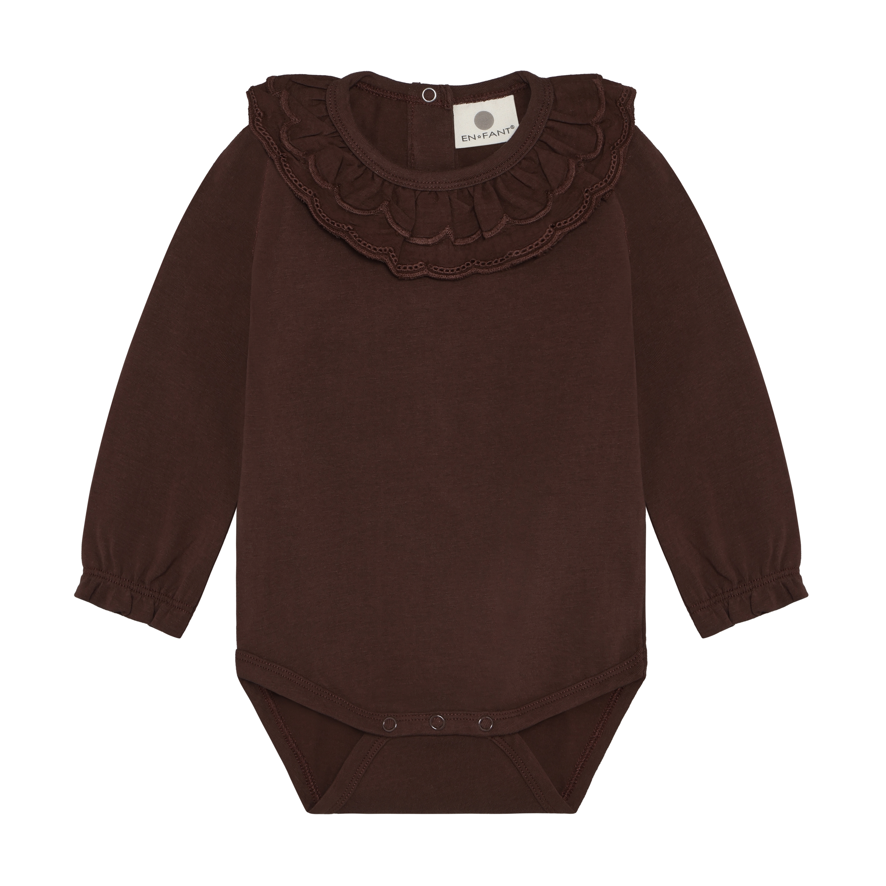 Enfant Enfant - Body LS Collar - Deep Mahogany - Pearls & Swines