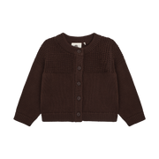 Enfant Enfant - Cardigan Knit - Chestnut - Pearls & Swines