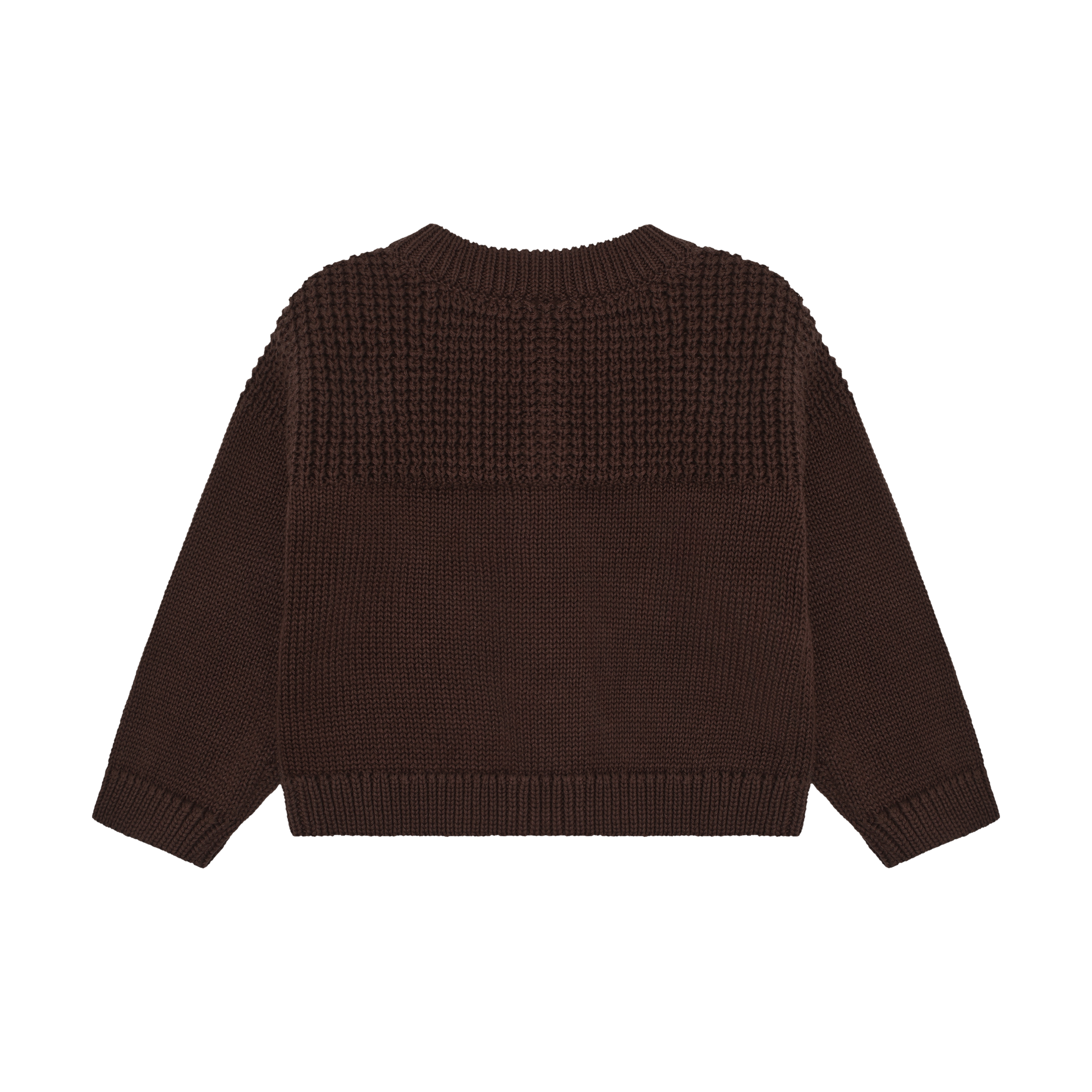 Enfant Enfant - Cardigan Knit - Chestnut - Pearls & Swines