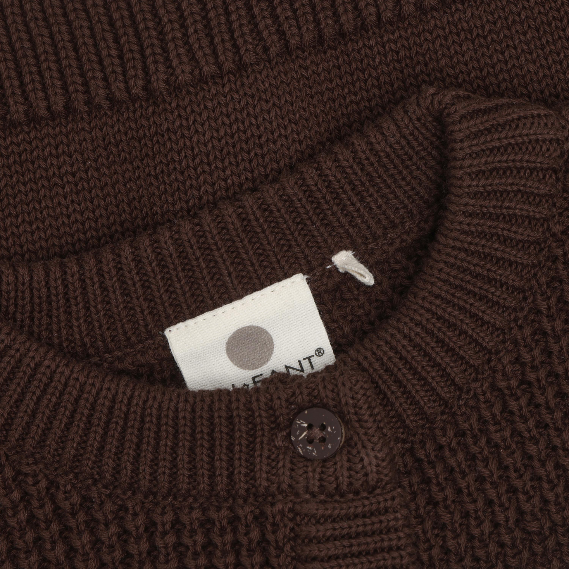 Enfant Enfant - Cardigan Knit - Chestnut - Pearls & Swines
