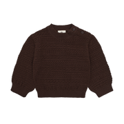 Enfant Enfant - Pullover Knit - Chestnut - Pearls & Swines