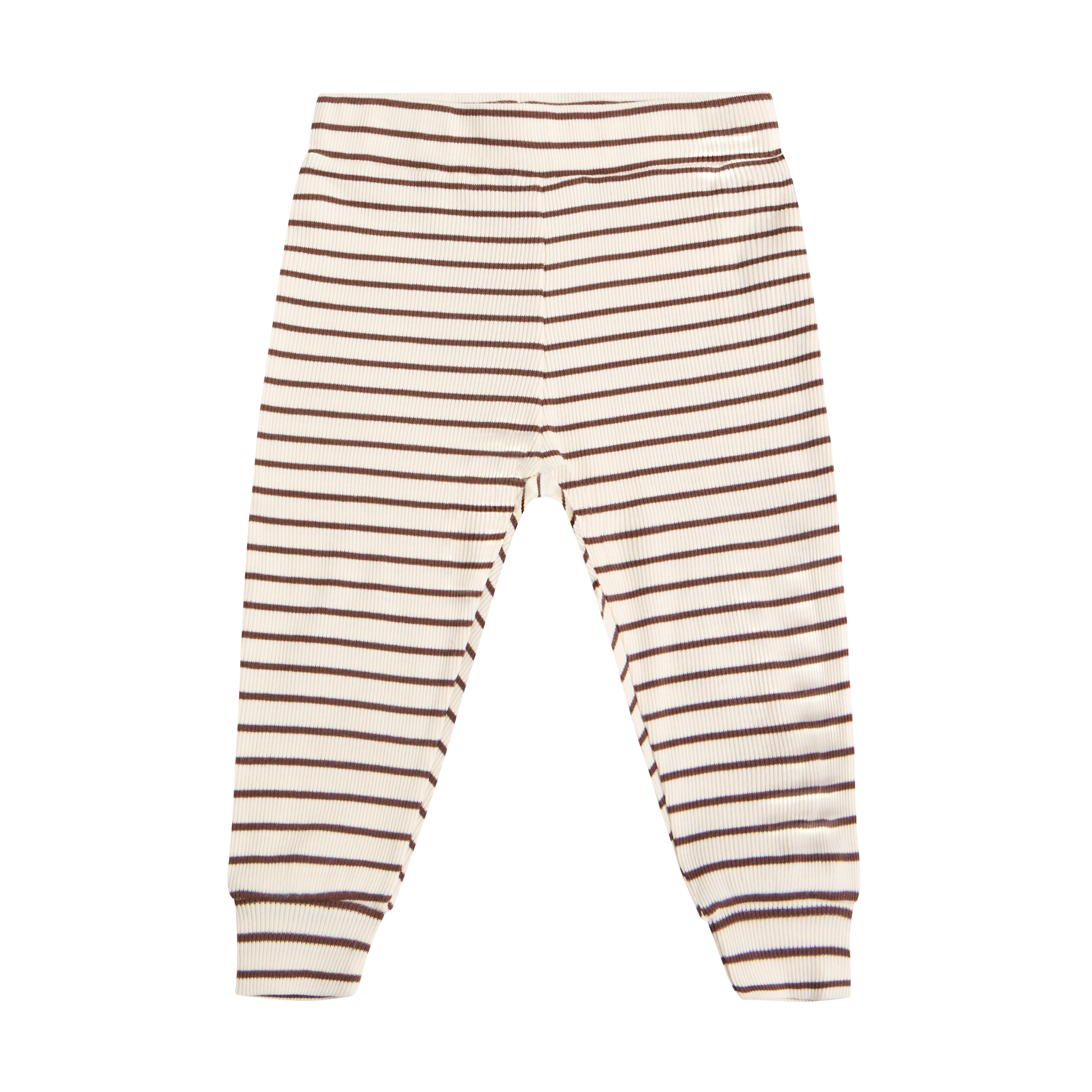Enfant Enfant - Pants Rib Stripe - Chestnut - Pearls & Swines