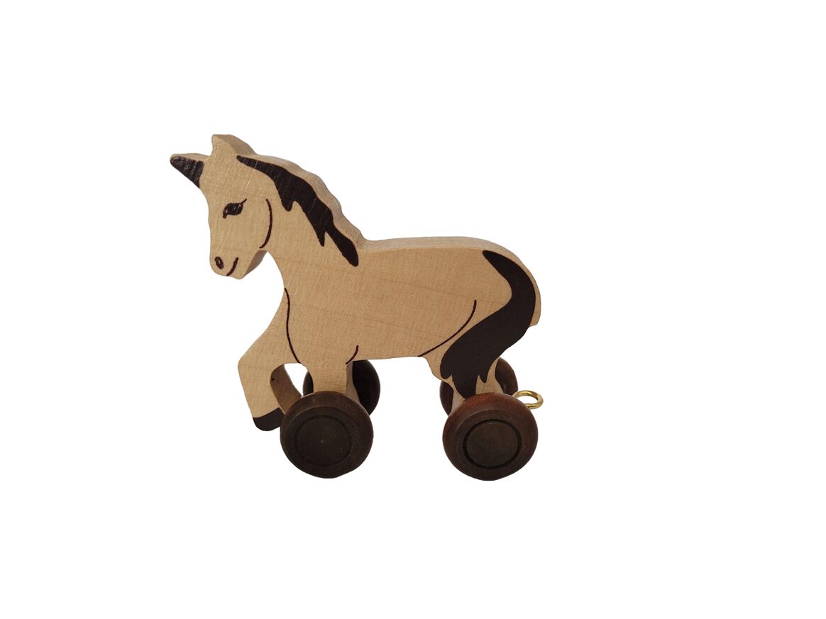 RyanTown RyanTown - Letter Train - Natural wood - Pearls & Swines