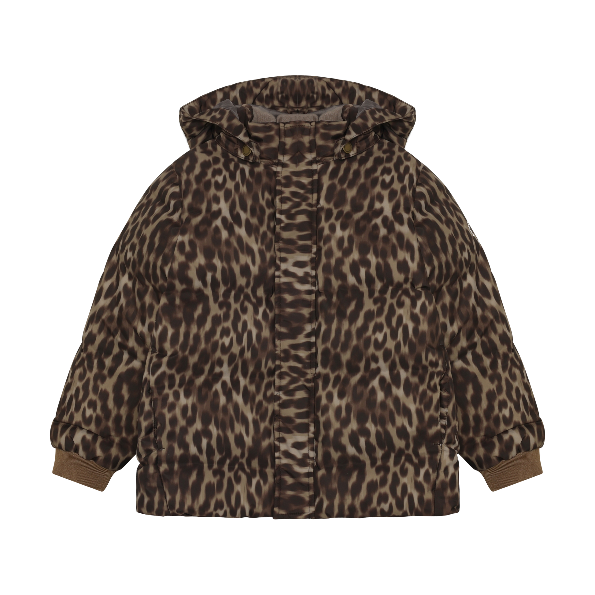 Enfant Enfant - Jacket Quilt Flock AOP - Pine Bark - Pearls & Swines