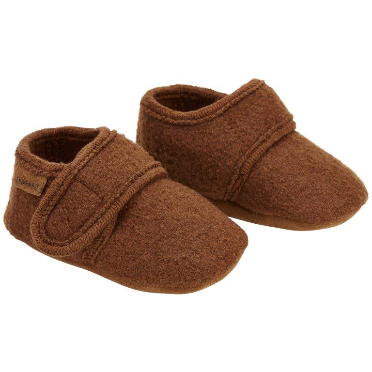 Enfant Enfant - Baby Wool Slippers - Emperador - Pearls & Swines