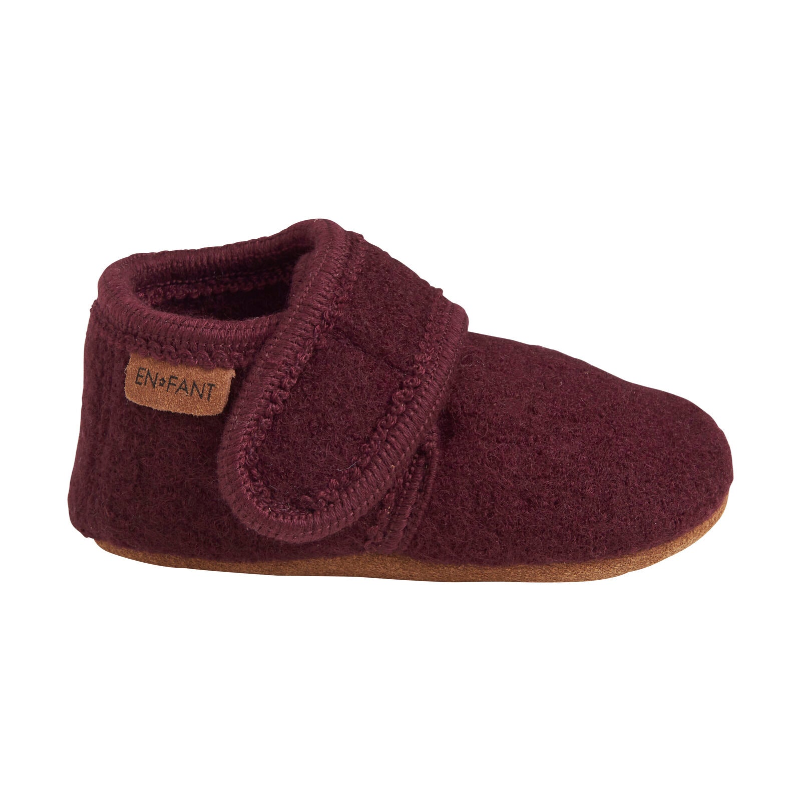 Enfant Enfant - Baby Wool Slippers - Winetasting - Pearls & Swines