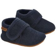 Enfant Enfant - Baby Wool Slippers - Navy - Pearls & Swines