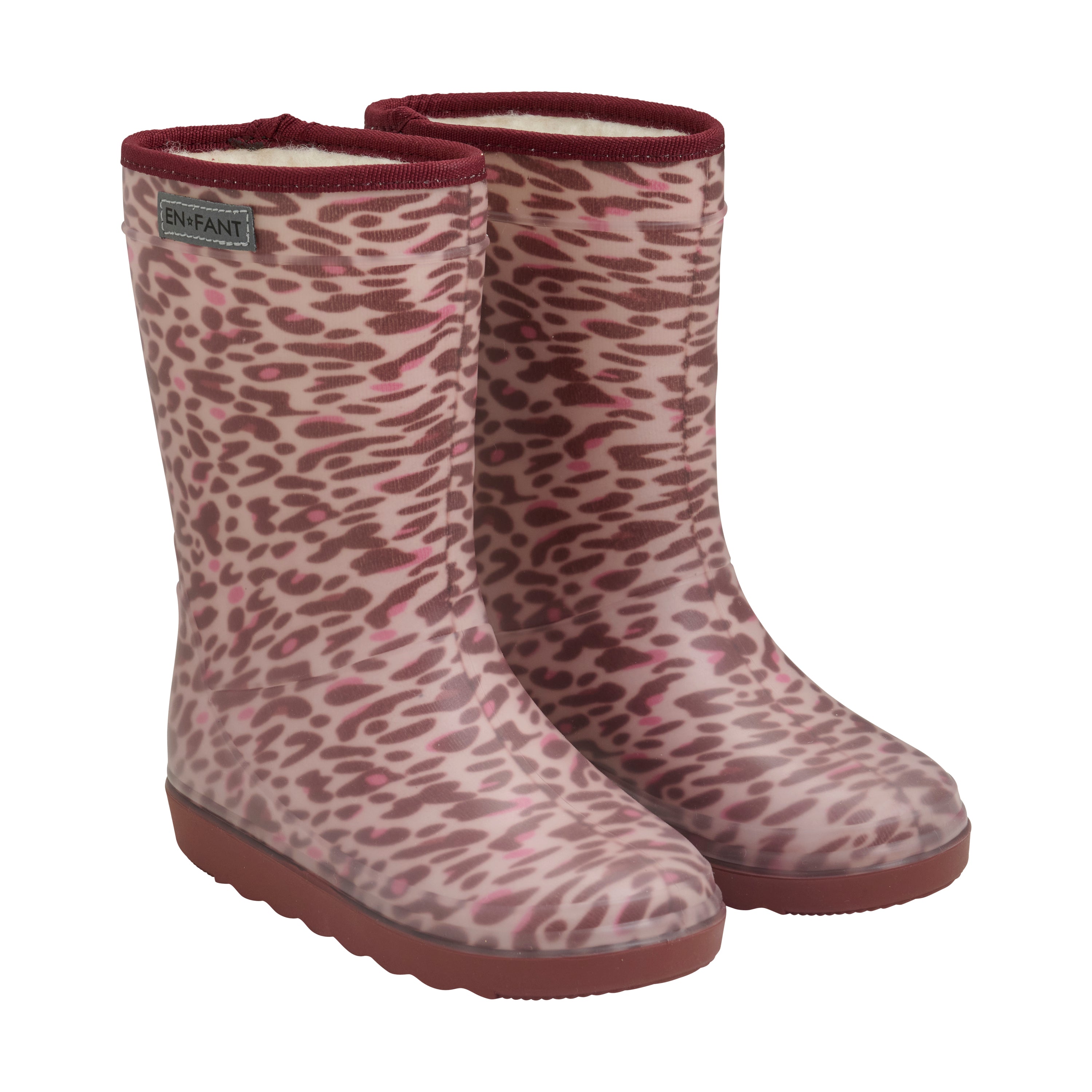 Enfant Enfant Thermo Boot - Speckle Burgundy - Pearls & Swines